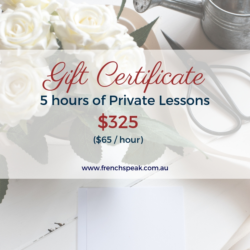 Gift Voucher - 5 Hours Private Lesson