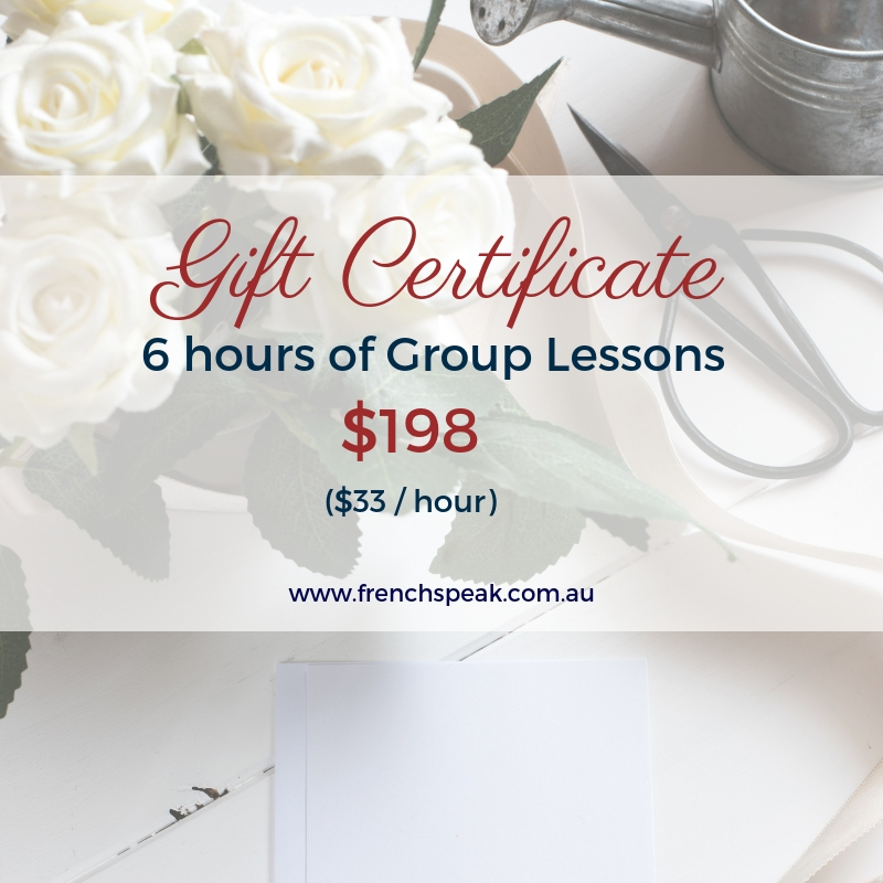Gift Voucher - 6 Hours Group Lessons (Half course)
