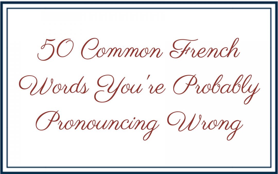 Common French Words